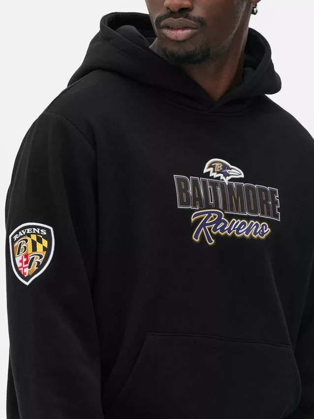 Nfl baltimore ravens printed hoodie