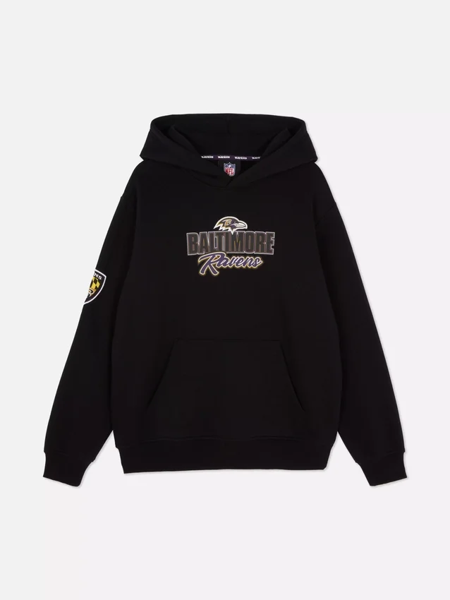 Nfl baltimore ravens printed hoodie