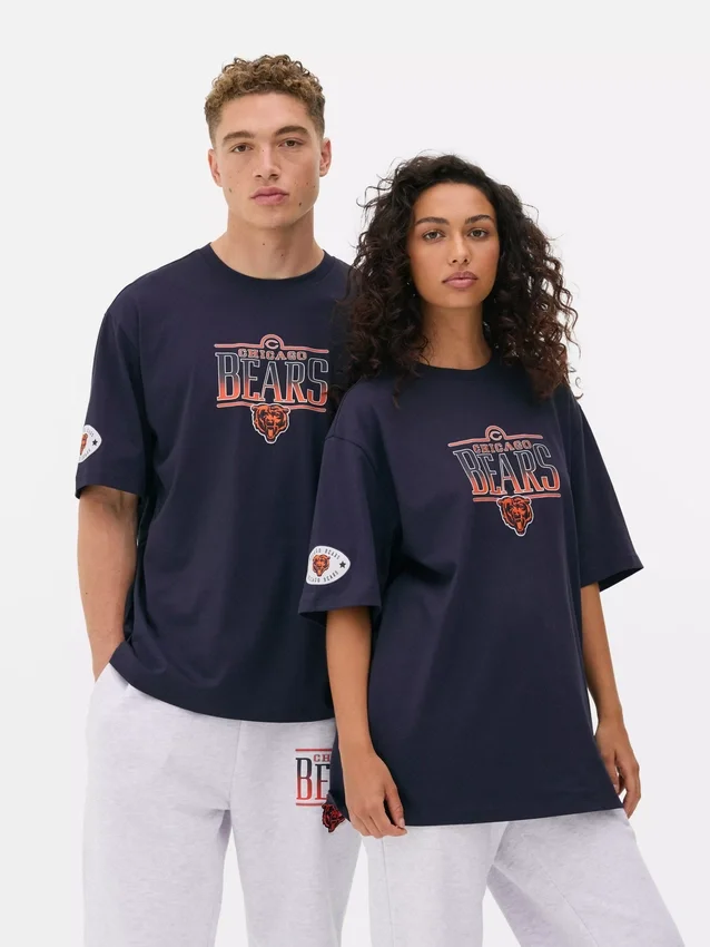 Nfl chicago bears print t-shirt