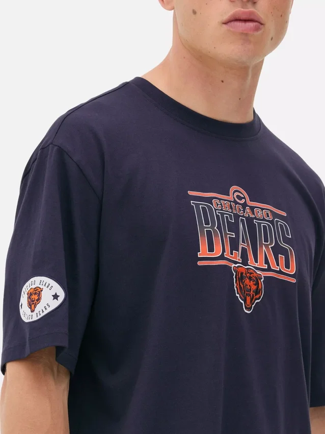Nfl chicago bears print t-shirt