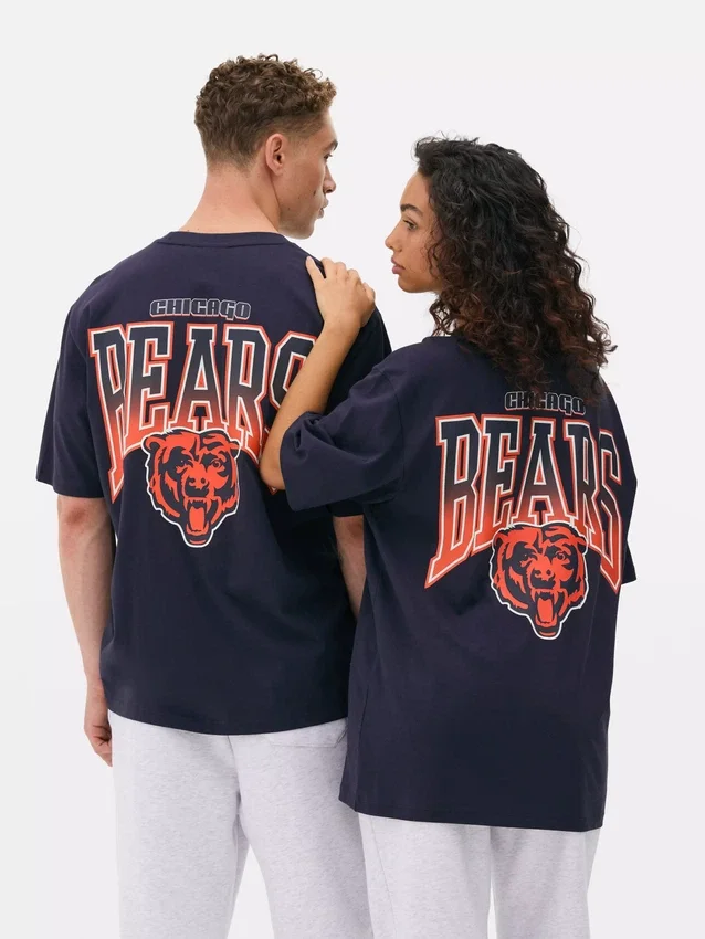 Nfl chicago bears print t-shirt