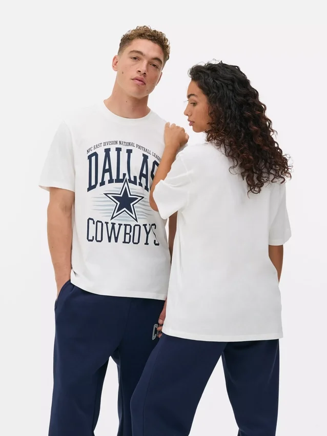 Nfl dallas cowboys printed t-shirt