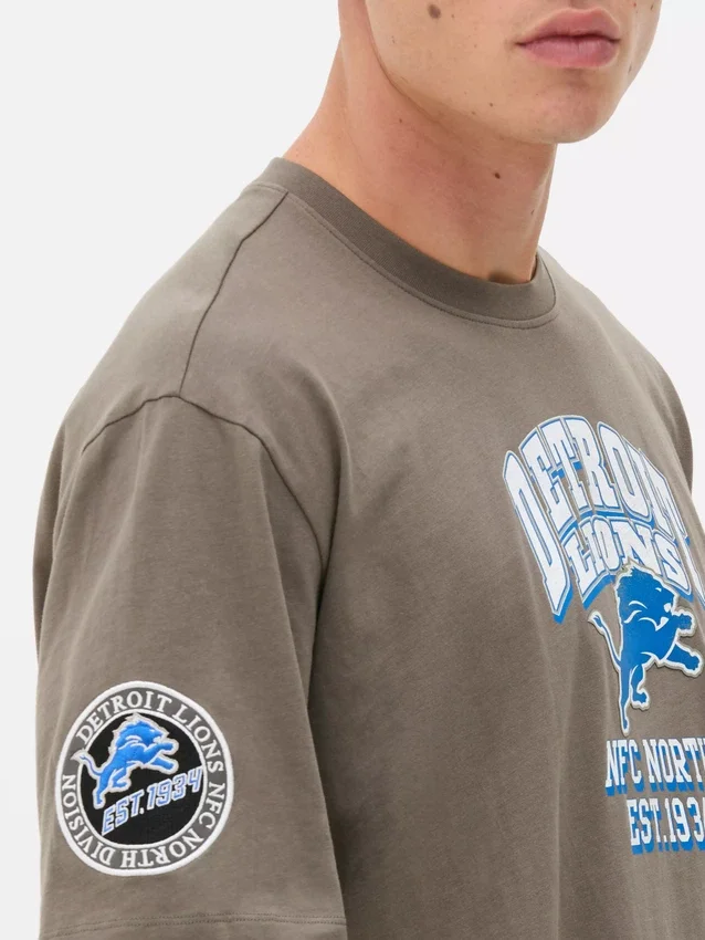 Nfl detroit lions logo t-shirt