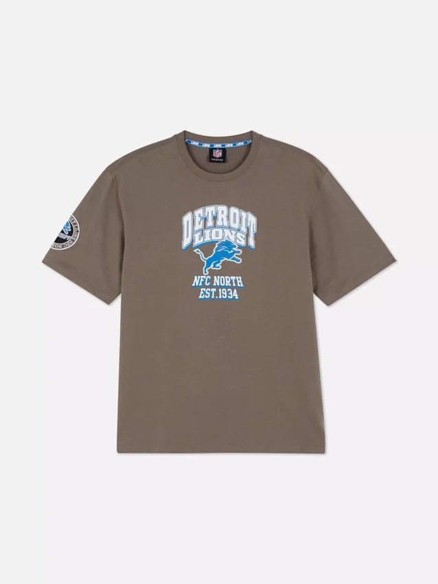Nfl detroit lions logo t-shirt
