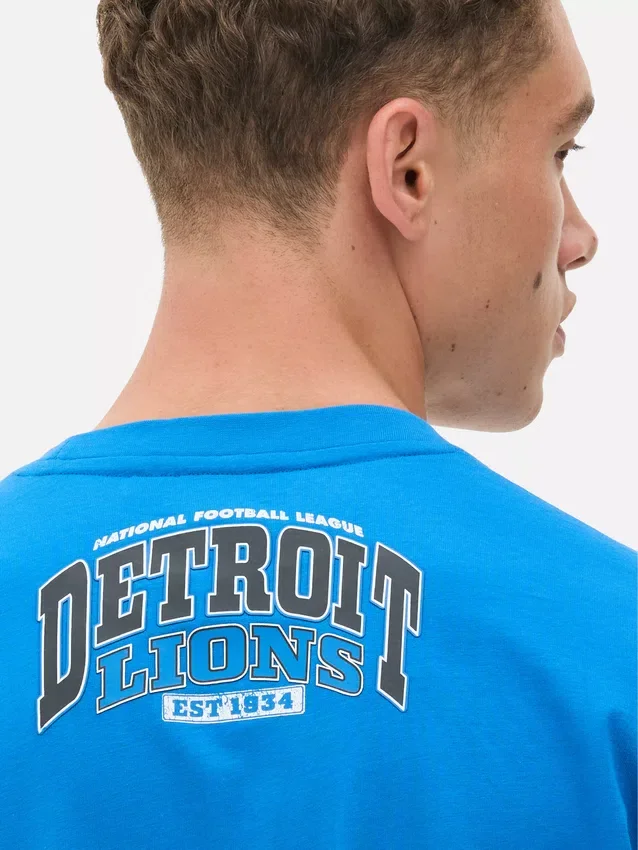 Nfl detroit lions printed t-shirt