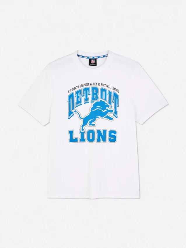 Nfl detroit lions printed t-shirt