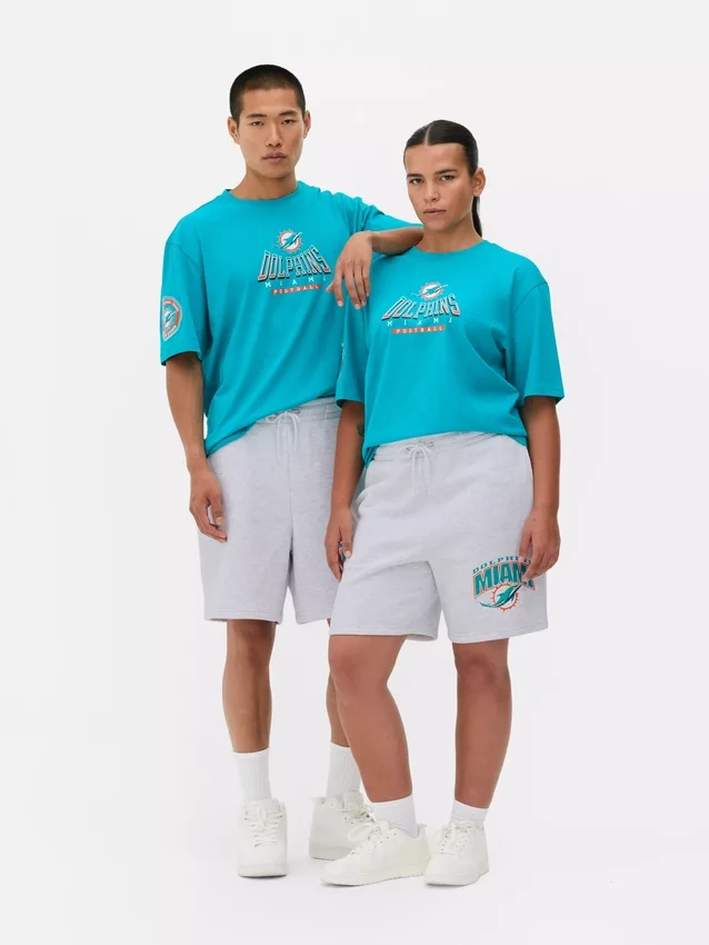 Nfl miami dolphins logo shorts