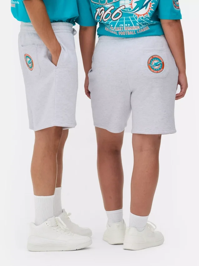 Nfl miami dolphins logo shorts