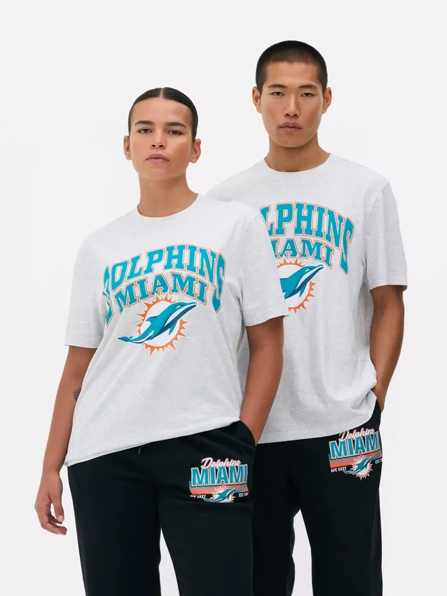 Nfl miami dolphins logo t-shirt