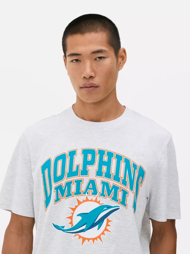 Nfl miami dolphins logo t-shirt