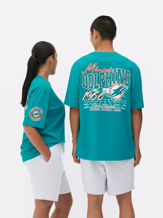 Nfl miami dolphins logo t-shirt