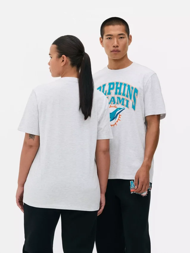 Nfl miami dolphins logo t-shirt