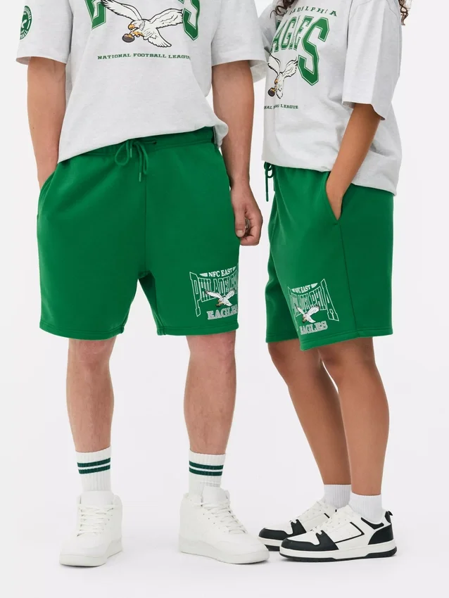 Nfl philadelphia eagles logo shorts