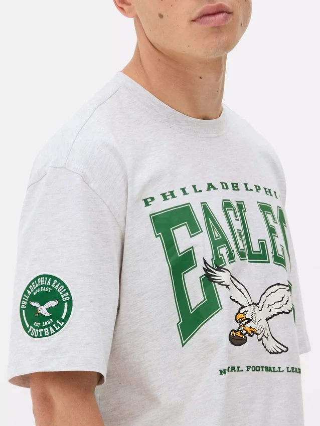 Nfl philadelphia eagles printed t-shirt