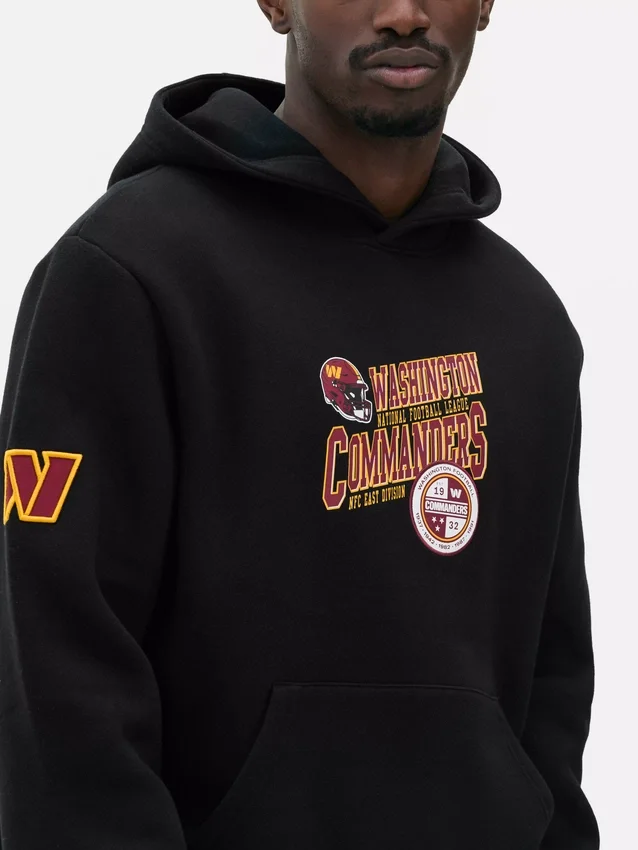 Nfl washington commanders logo hoodie