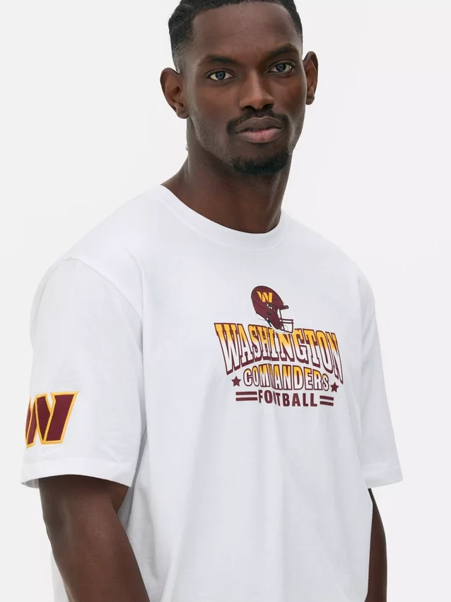 Nfl washington commanders logo t-shirt