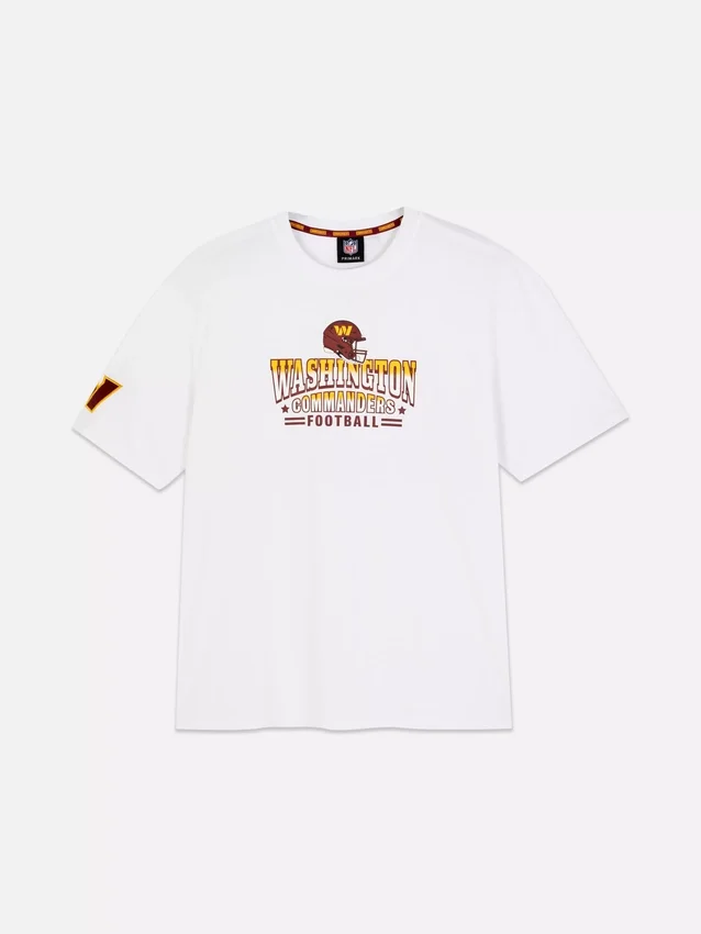 Nfl washington commanders logo t-shirt