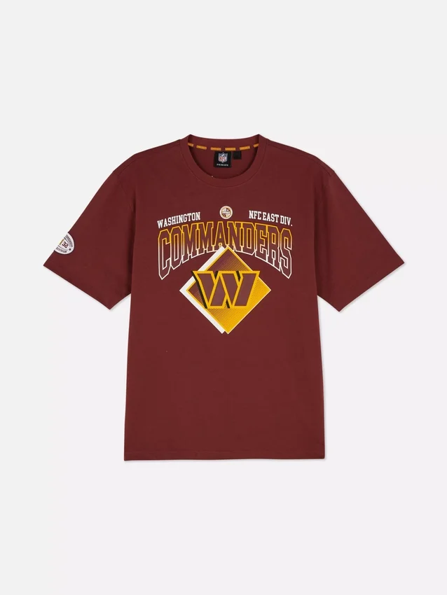 Nfl washington commanders logo t-shirt