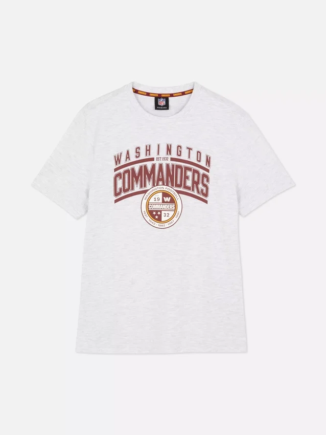 Nfl washington commanders logo t-shirt