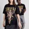 Nirvana angel graphic t-shirt