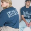 Nirvana angel graphic t-shirt