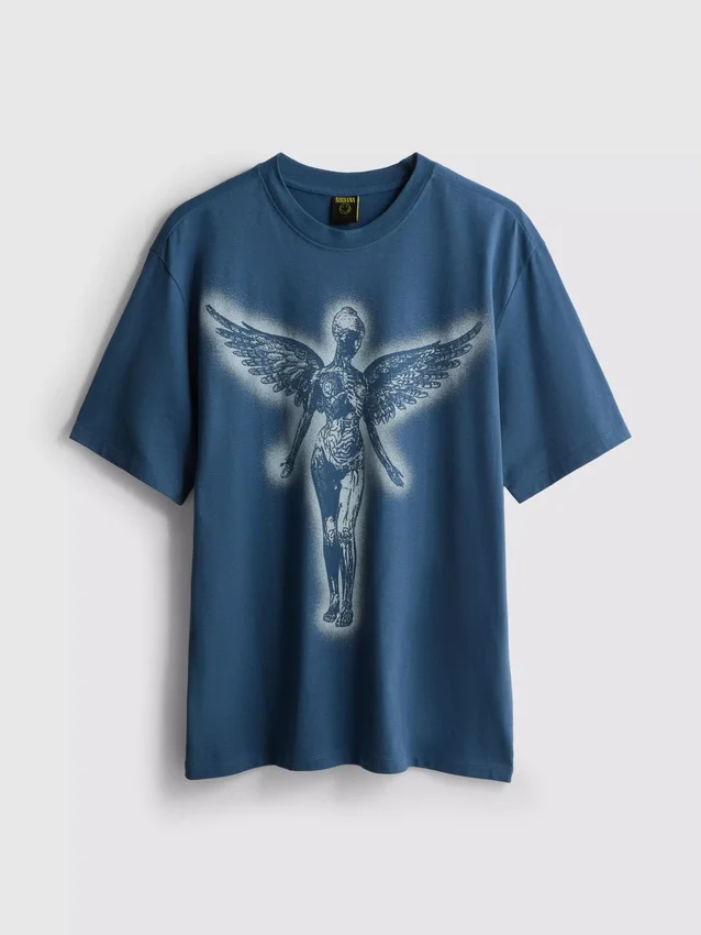 Nirvana angel graphic t-shirt