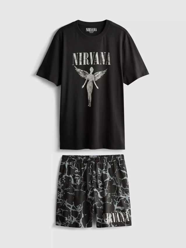 Nirvana short pajama set