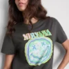 Nirvana washed cotton band tee