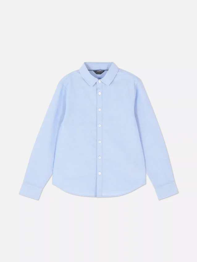 Older boy long sleeve oxford shirt