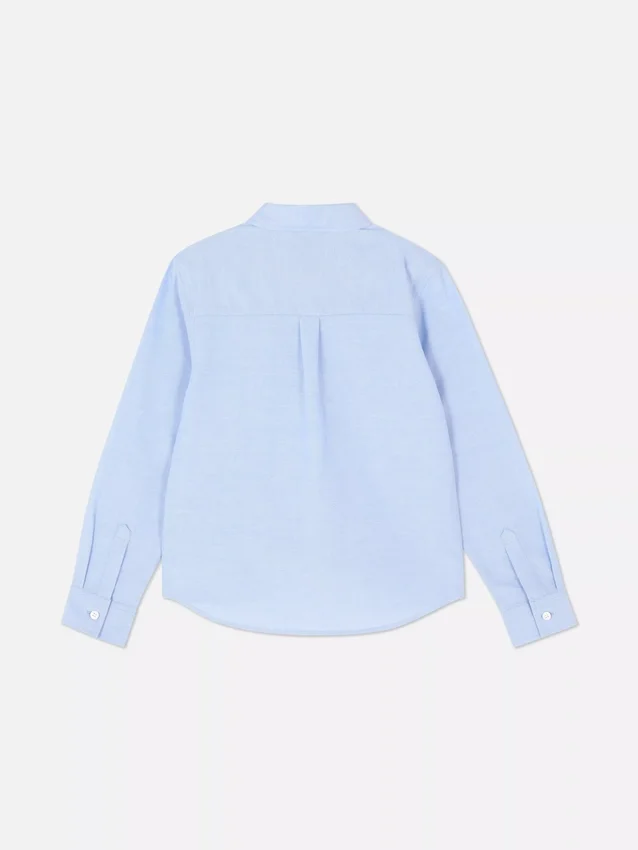 Older boy long sleeve oxford shirt