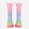 Ombra glitter rain boots