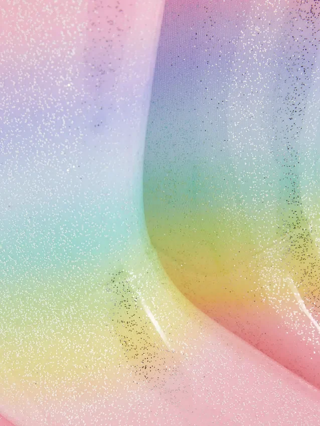 Ombra glitter rain boots