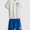 One piece t-shirt and shorts set