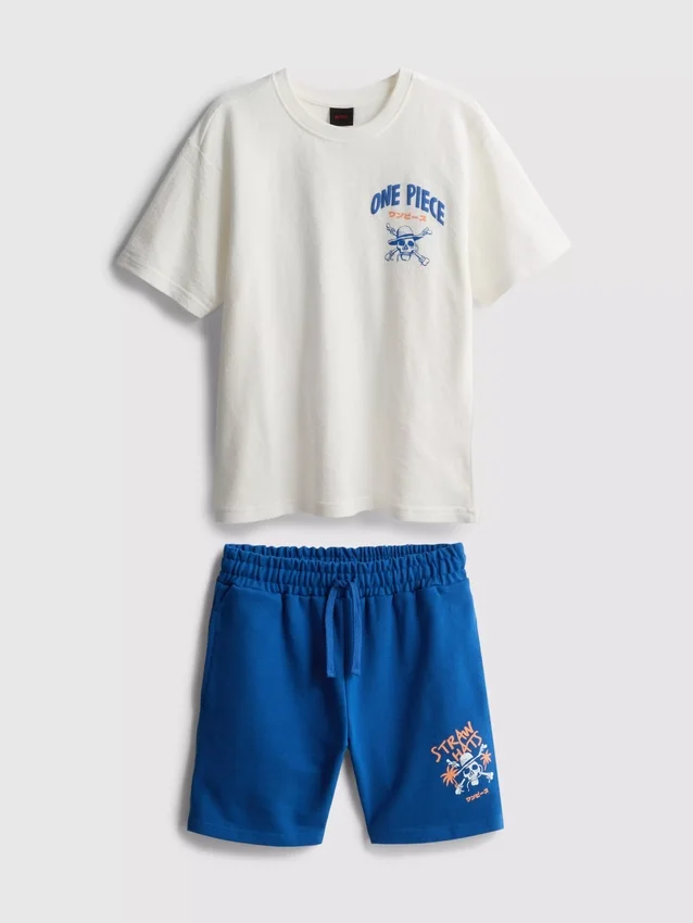 One piece t-shirt and shorts set