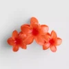 Orchid hair claw clip