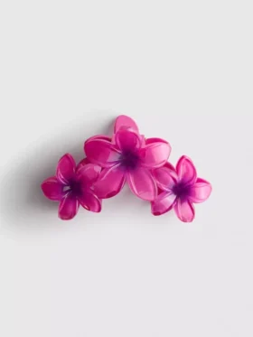 Orchid hair claw clip