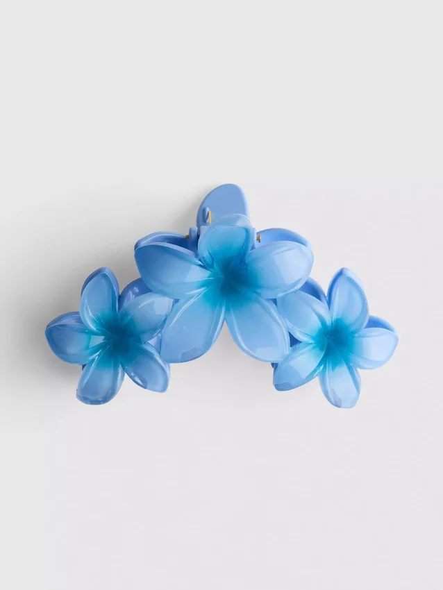 Orchid hair claw clip