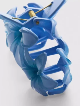 Orchid hair claw clip