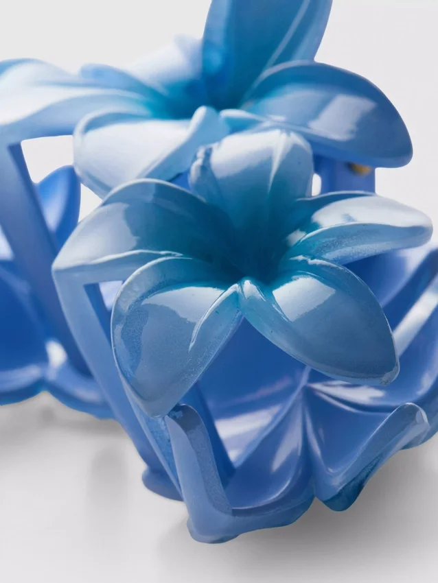 Orchid hair claw clip