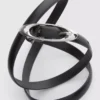 Oval buckle skinny belt