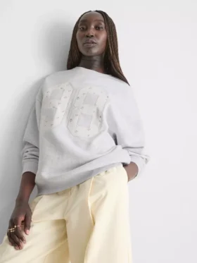 Oversized 98 ditsy floral sweatshirt