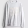 Oversized 98 ditsy floral sweatshirt