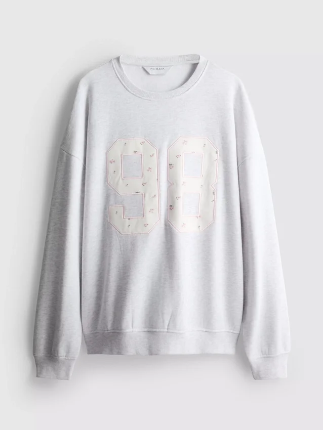 Oversized 98 ditsy floral sweatshirt