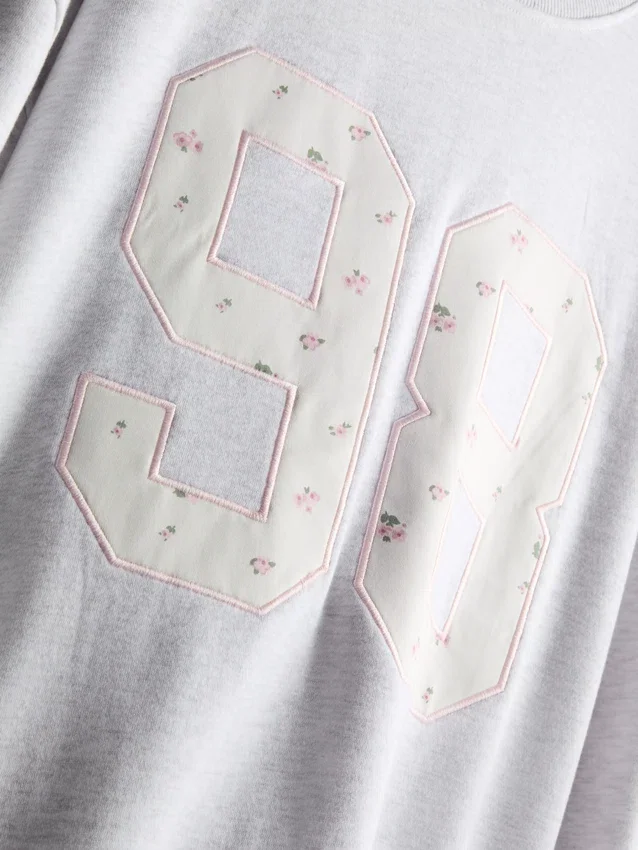 Oversized 98 ditsy floral sweatshirt