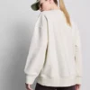 Oversized cotton rich active run club sweatshirt