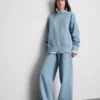 Oversized drop-shoulder sweatshirt