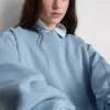 Oversized drop-shoulder sweatshirt