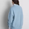 Oversized drop-shoulder sweatshirt