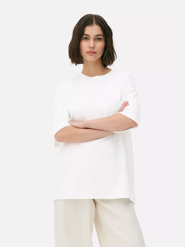 Oversized essential jersey t-shirt