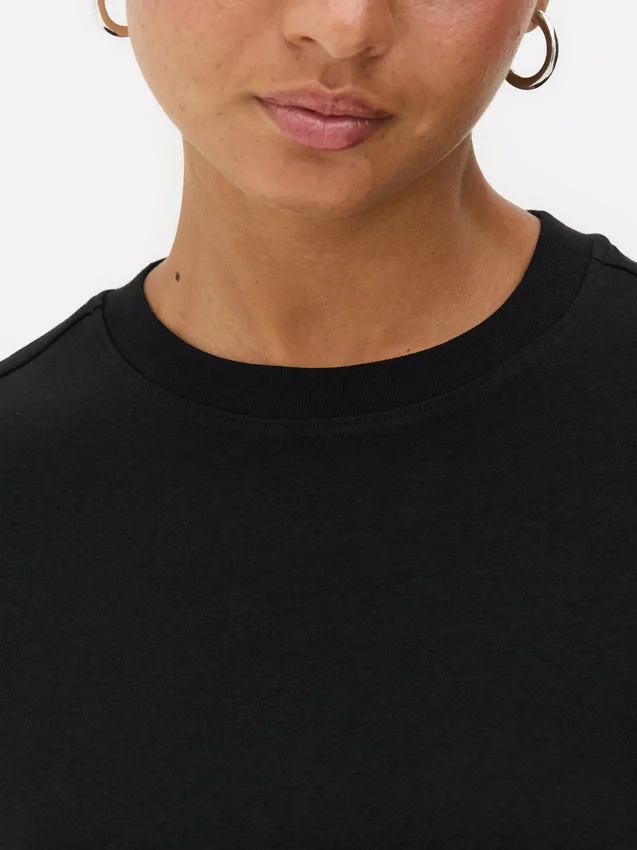 Oversized essential jersey t-shirt
